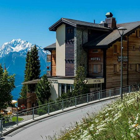 Swiss Chalet-Style Hotel Walliser Spycher Riederalp Buitenkant foto